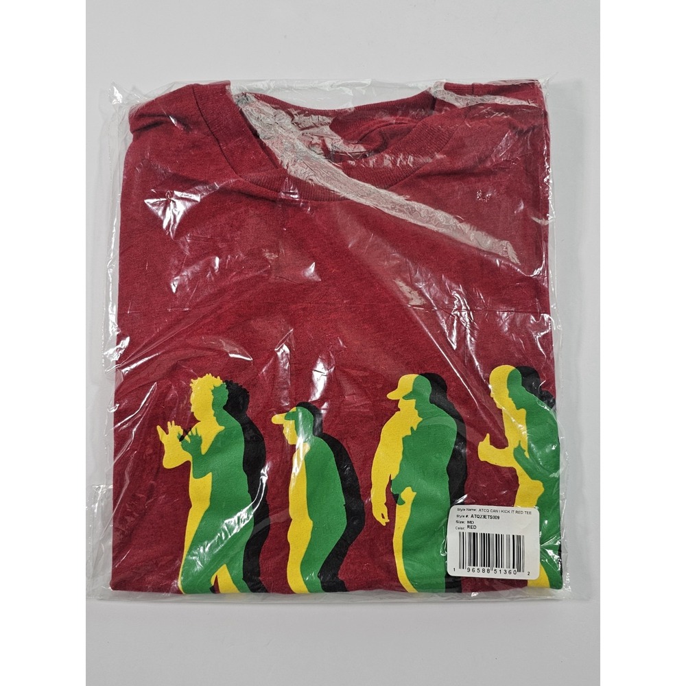 New ATCQ Can I Kick It Red‎ Tee, Sz Medium, Style ATQ23ETS009